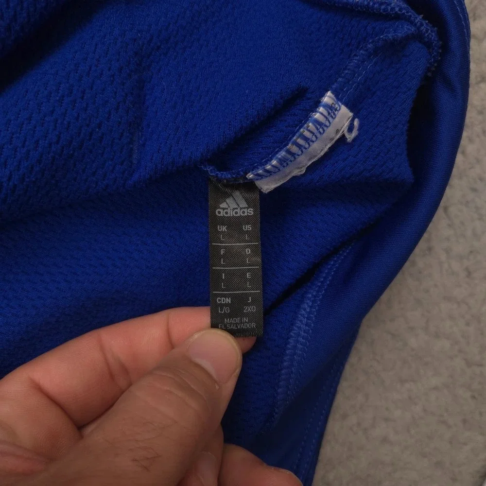 Adidas Little League World Series Hoodie Mens L Blue ClimaWarm Williamsport